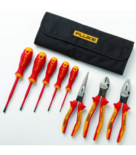 Fluke IKST7 Insulated Hand Tools Starter Kit, 5 Screwdriver + 3 Plier