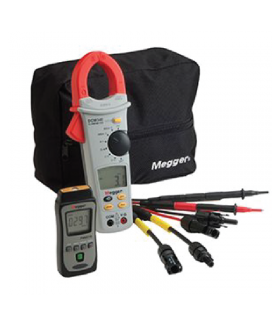 Megger PVK330 (1002-551) Photovoltaic Kit with PVM210 Irradiance Meter and DCM340 600 A AC/DC Clamp Meter