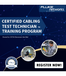 Fluke Networks Certified Cabling Test Technician™ Training Program